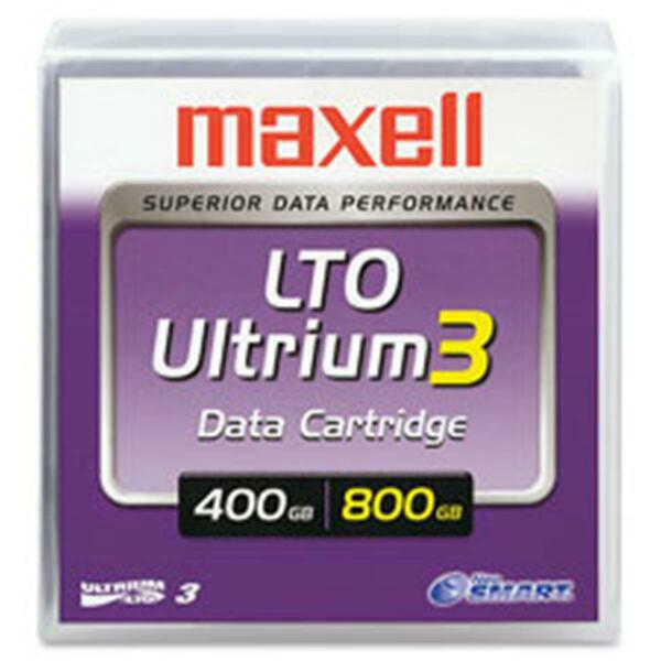 Maxell Ultrium Cartridge- LTO3- Rewritable- 400-800 GB MAX183900